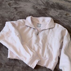 Tna Light Pink Quarter-Zip Sweater